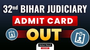 Bihar BPSC Civil Judge Admit Card