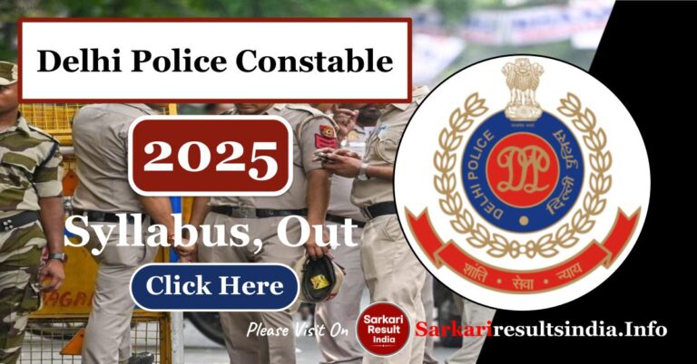 Delhi Police Constable Vacancy 2025